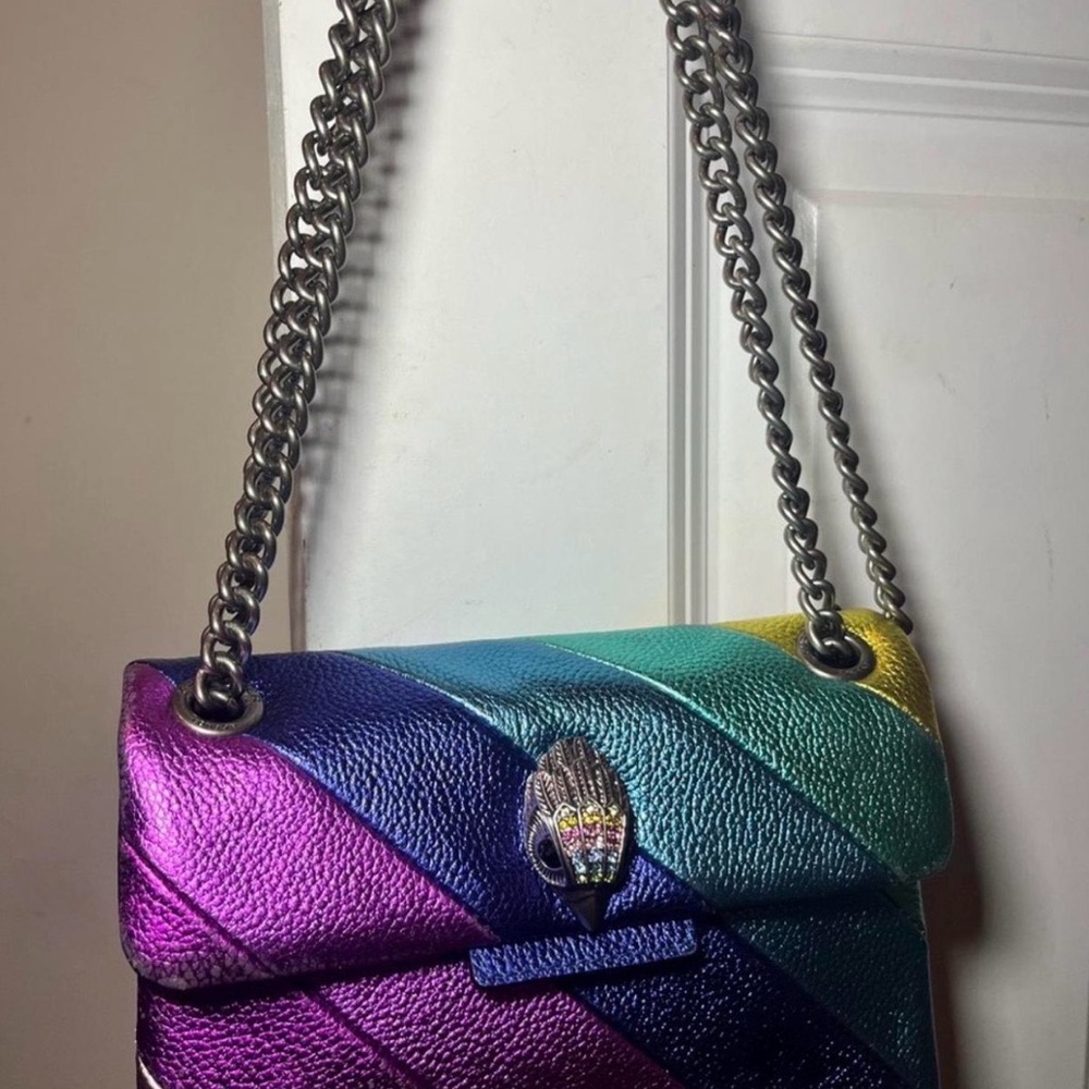 Kurt Geiger Rainbow Shoulder Bag with Chain Strap